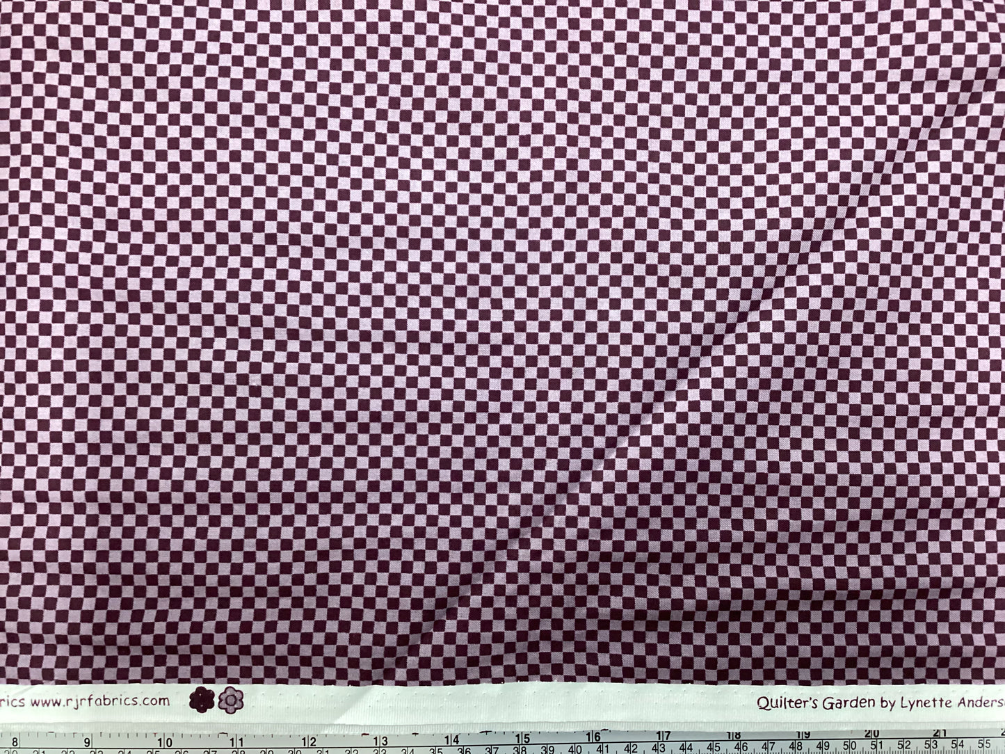 RJR Fabrics - Quilter's Garden - Mauve Checks