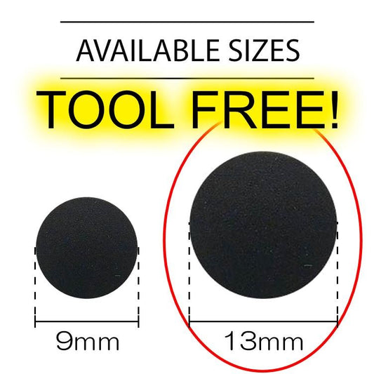 Tool Free Press Studs - 13mm
