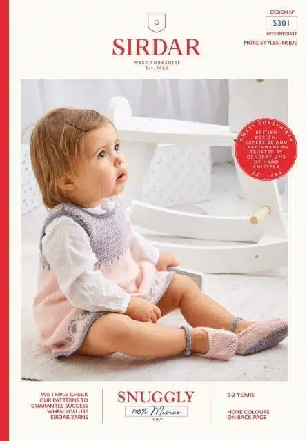 Sirdar - Snuggly Pinafore & Shoes - 5301