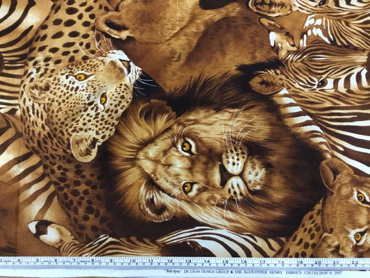 Alexander Henry Fabrics - Lion's Eyes - De Leon Design Group
