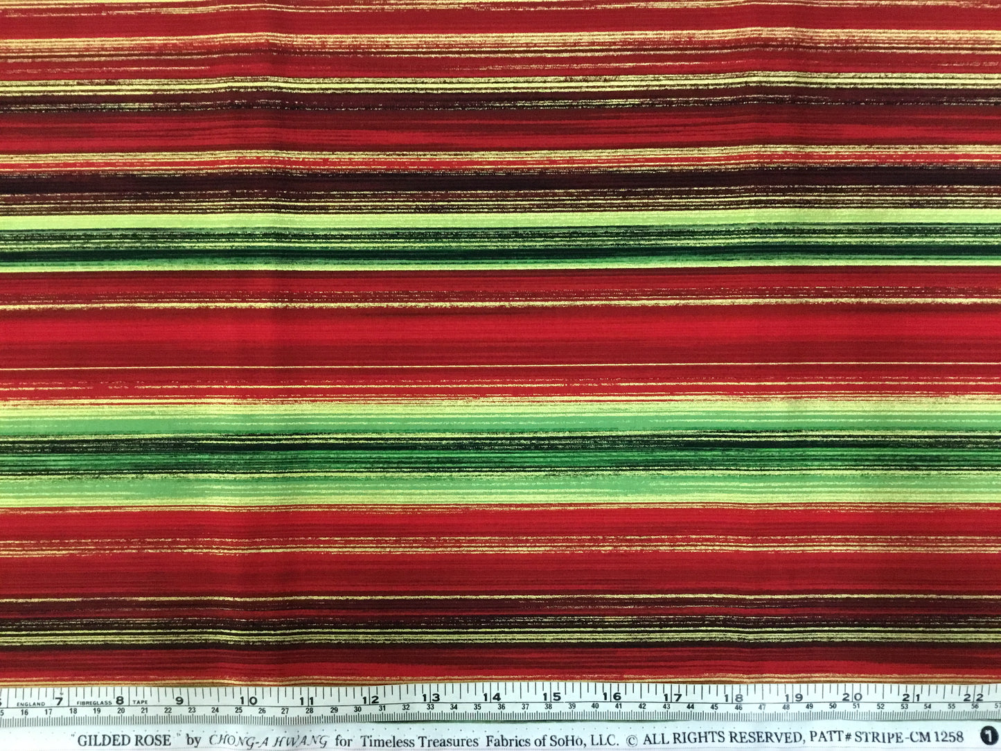 Timeless Treasures Fabric - Gilded Rose - Patt# CM-1258