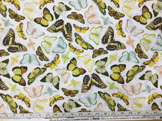 Michael Miller Fabrics - French Journal Collection - Anjou Papillon - #DC4899 - 1