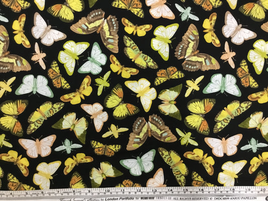 Michael Miller Fabrics - French Journal Collection - Anjou Papillon - #DC4899 - 2