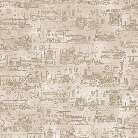 Michael Miller Fabrics - Locomotives- Patt# CX11585
