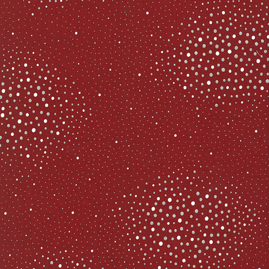 Hoffman Fabrics - Sparkle and Fade - Red Silver - #4323-005