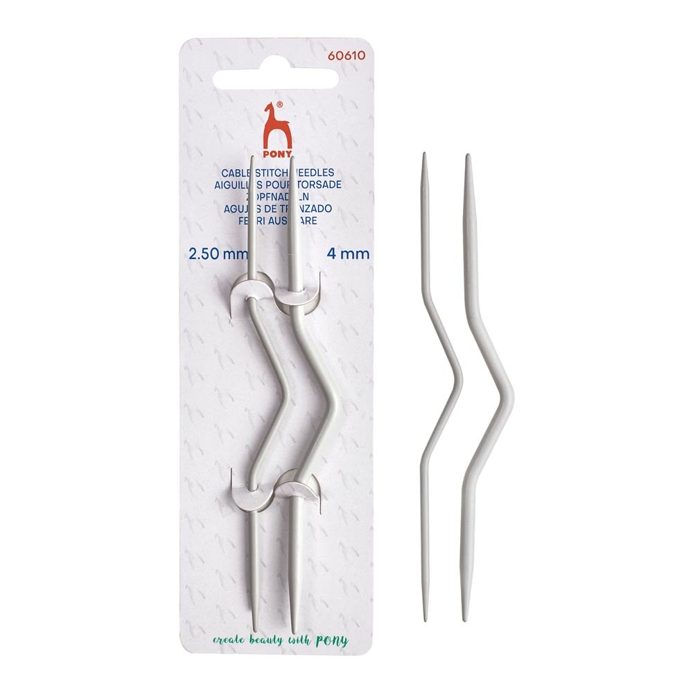 Pony - Cable Stitch Needles - Bent - 2-5.00mm