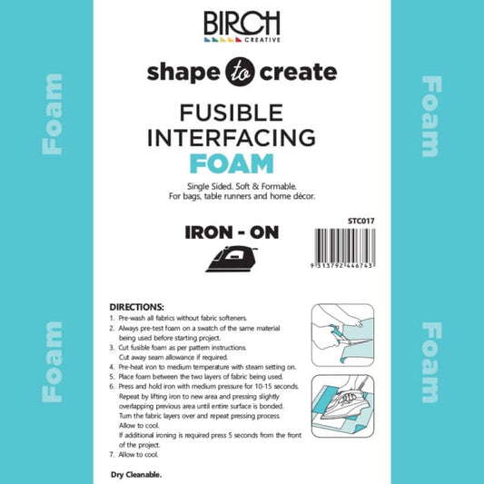 SHAPE TO CREATE - Fusible Interfacing - Foam