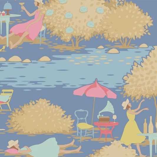 Tilda's world - Sunday Brunch collection - Sunday Brunch Blue - #100596
