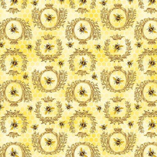 Timeless Treasures Fabric - Bee - CD-1353