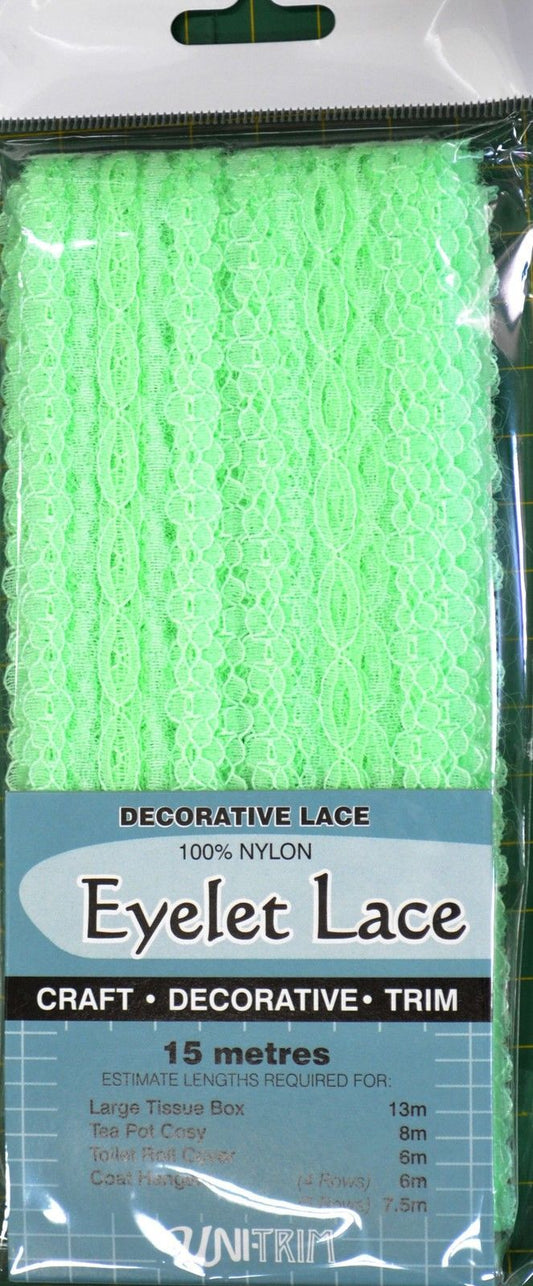 Unitrim - Decorative Eyelet Lace - 30MM x 15M
