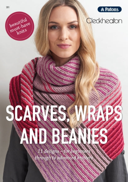 361 - Patons - Cleckheaton - Scarves, Wraps and Beanies