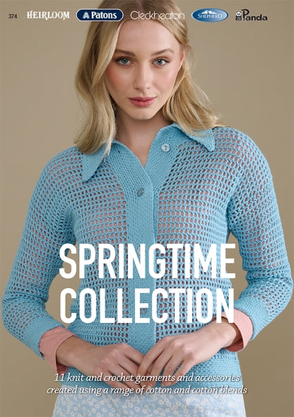 Springtime Collection - 11 Knit and Crochet projects pattern book