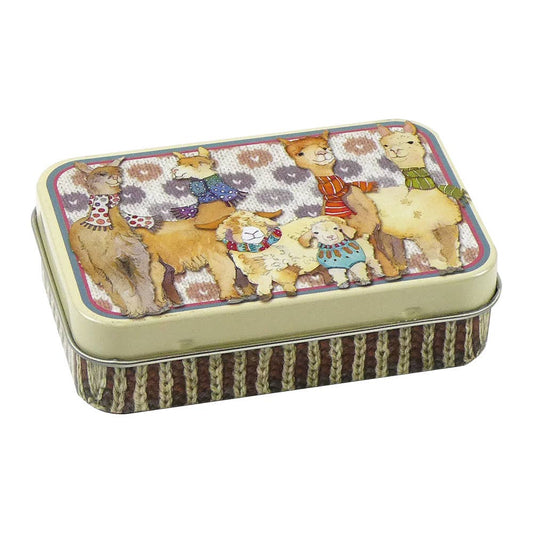Alpacas and Friends Mini Rectangular Tin
