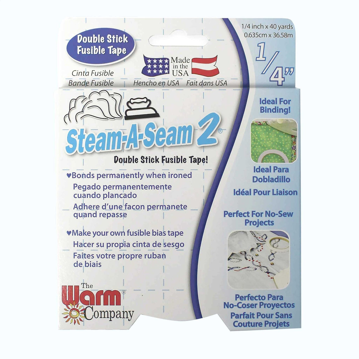 STEAM A SEAM D/STICK 5509 1/4 inch X 40YD