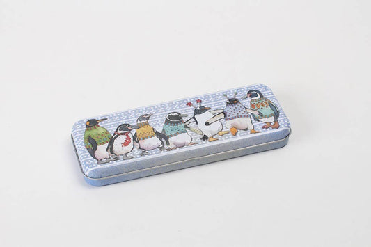 Emma Ball - Penguins in Pullovers Long Pencil Tin