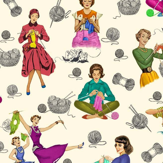 Michael Miller Fabrics - Social Knitwork - #DDC11727