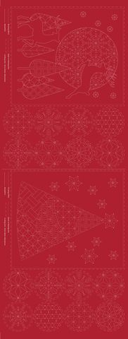 Devonstone Collection - Christmas Sashiko Panel - #DV4082