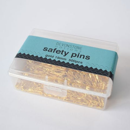 Devonstone Notions - Gold Safety Pins - 500pcs