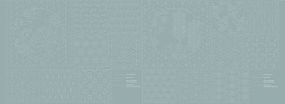 Devonstone Collection - Botanical Sashiko Panel - #DV4072