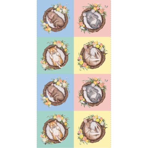 Devonstone - Native Nursery - DV3318 - Block Panel