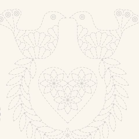 Devonstone Collection - Stocking Sashiko Panel - #DVC1000