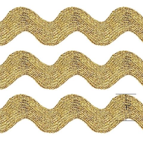Ric Rac - 1" - Metallic