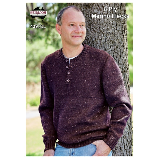 439 - Heirloom - Garter Yoke Jumper