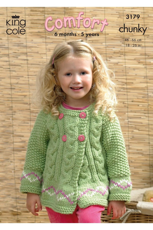 King Cole - Child's Sweater and Jacket - 3179