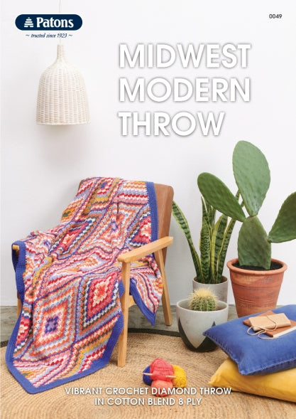 0049 - Patons - Midwest Modern Throw
