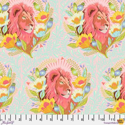 Free Spirit Fabrics - Everglow by Tula Pink - A Good Hair day - Lunar Lion
