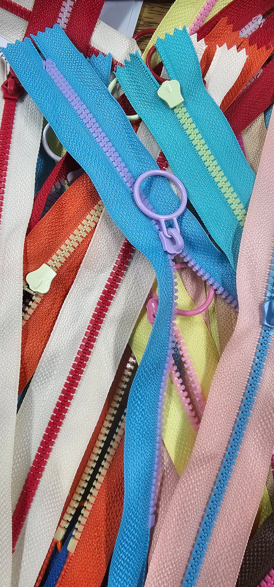 Multicolour Zippers 20cm-8inch