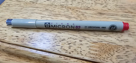 Sakura Pigma Micron 02 Red