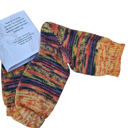 Hand Knitted Socks S315
