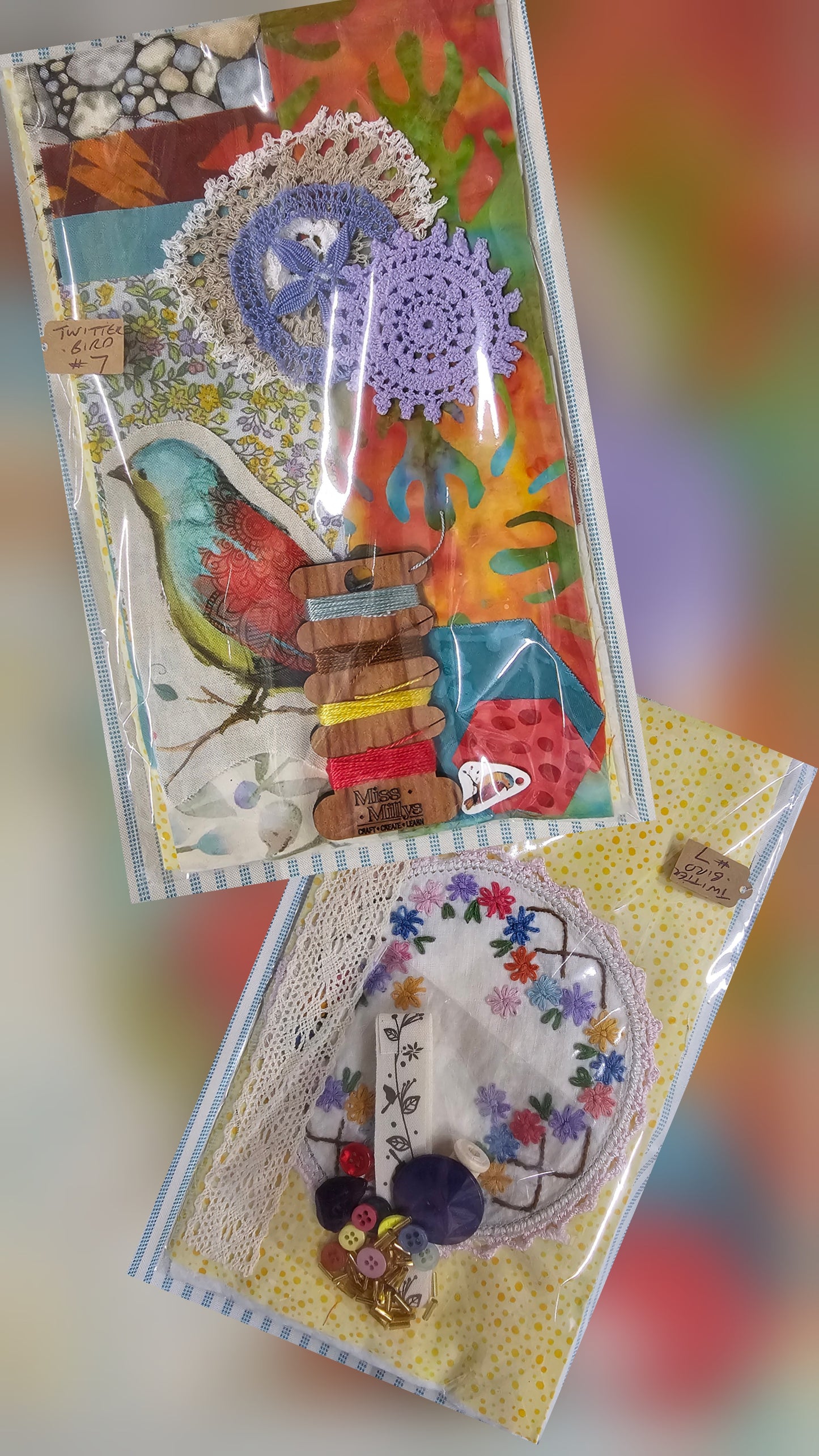Twitter Bird - Slow Stitching Kits