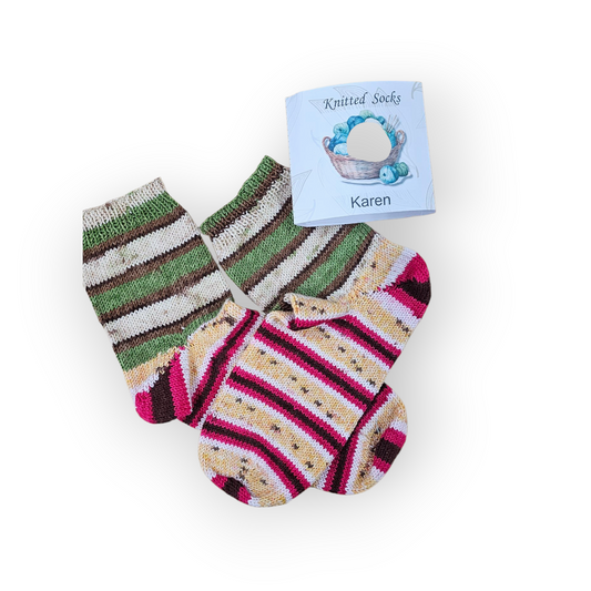Hand Knitted Socks S274