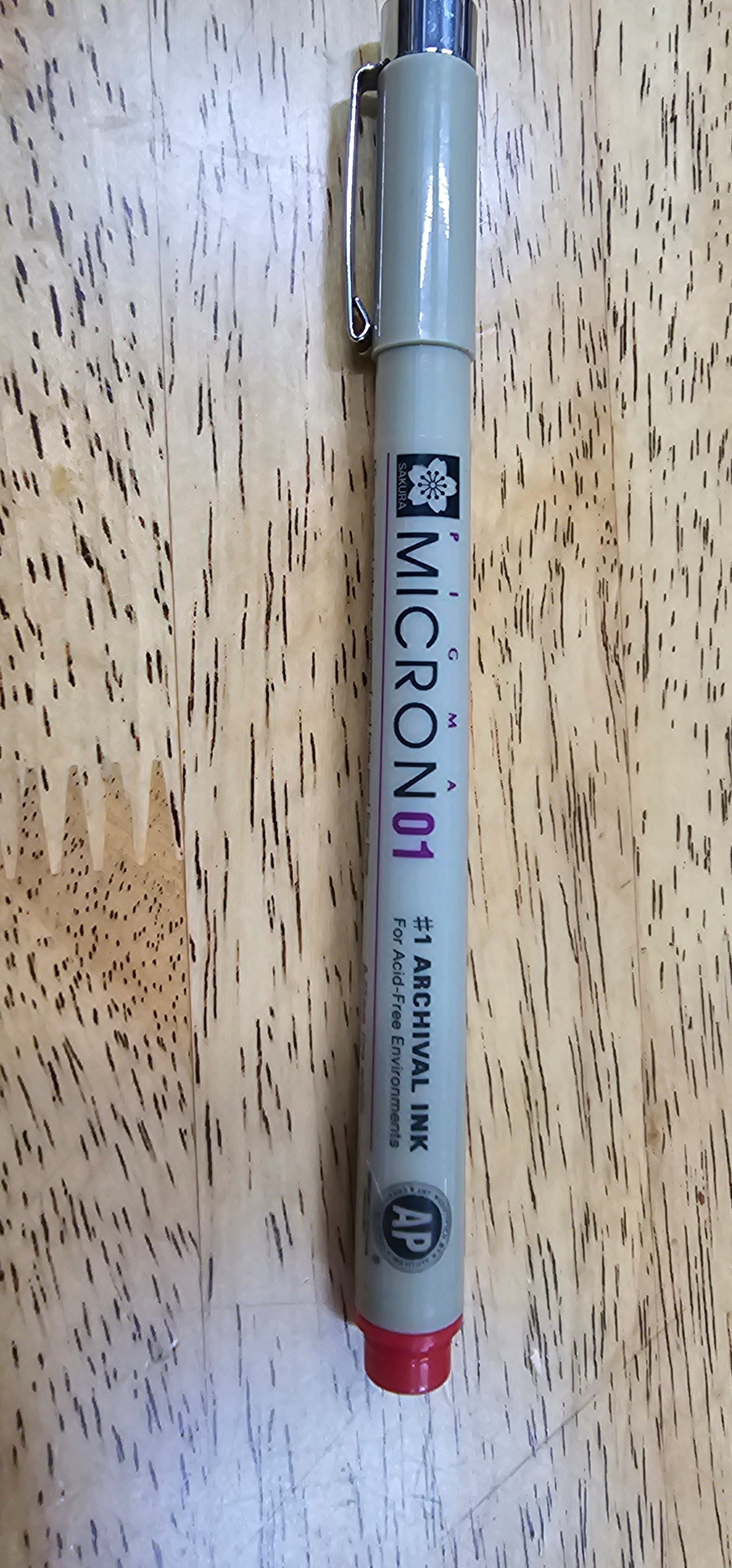 Sakura Pigma Micron 01 Pen Red