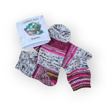 Hand Knitted Socks S305