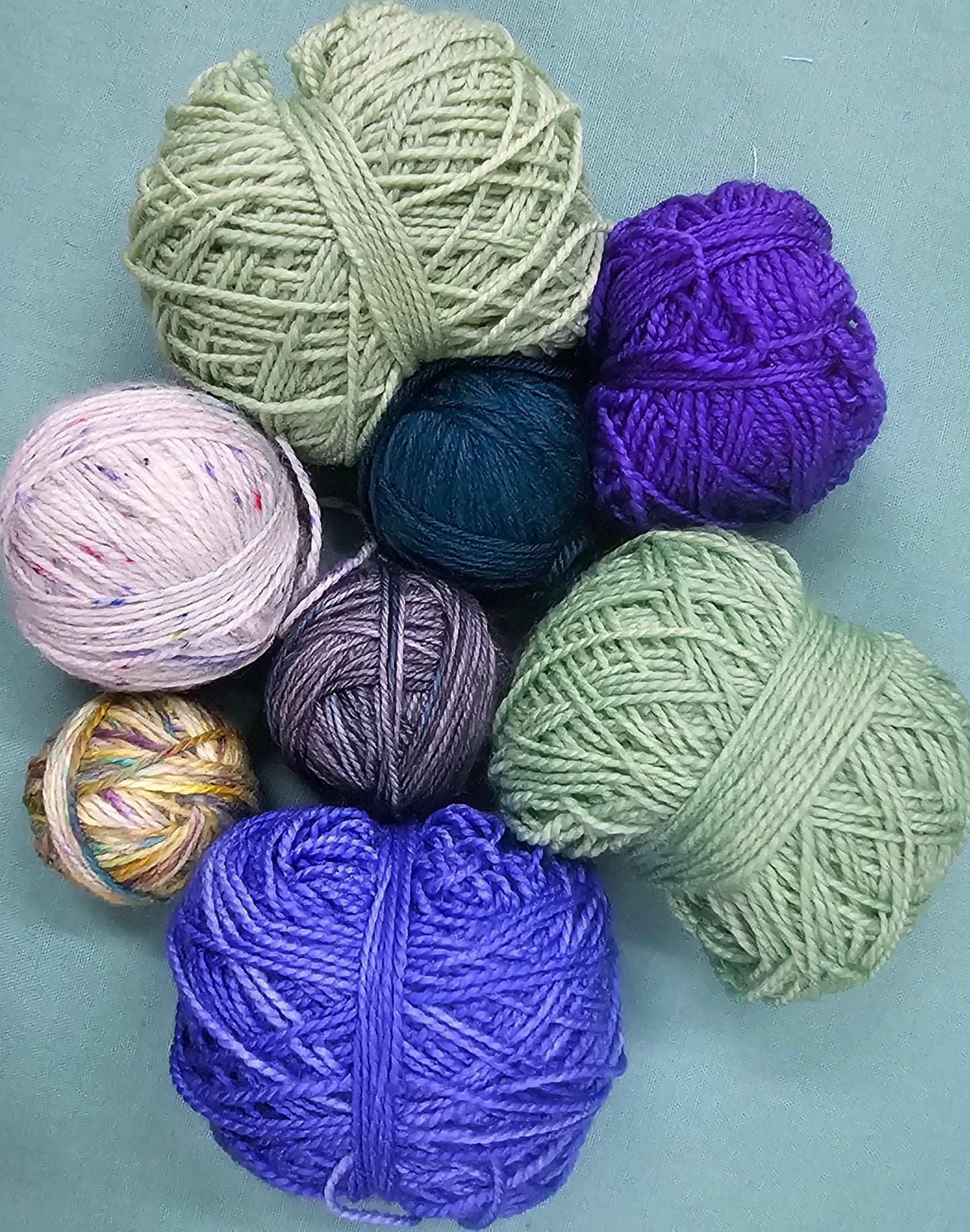 Heathermaid Hand Dyed Supreme 4 ply Sock Yarn Scrappy Packs