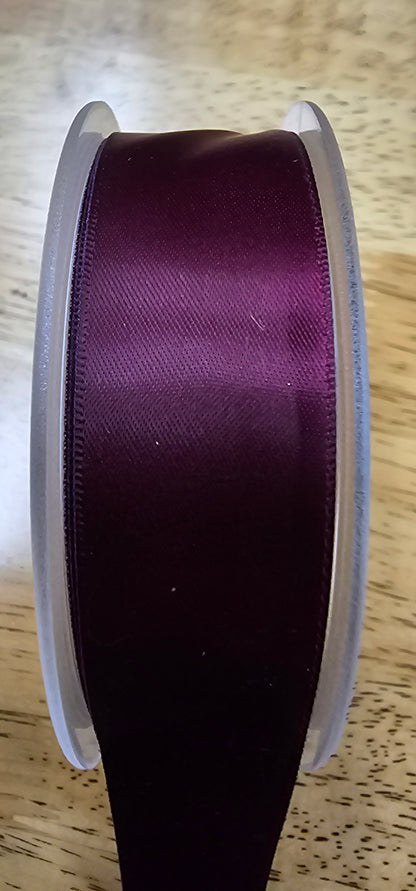 RIBBON POLY SATIN DOUBLE SIDED 25MMx20M