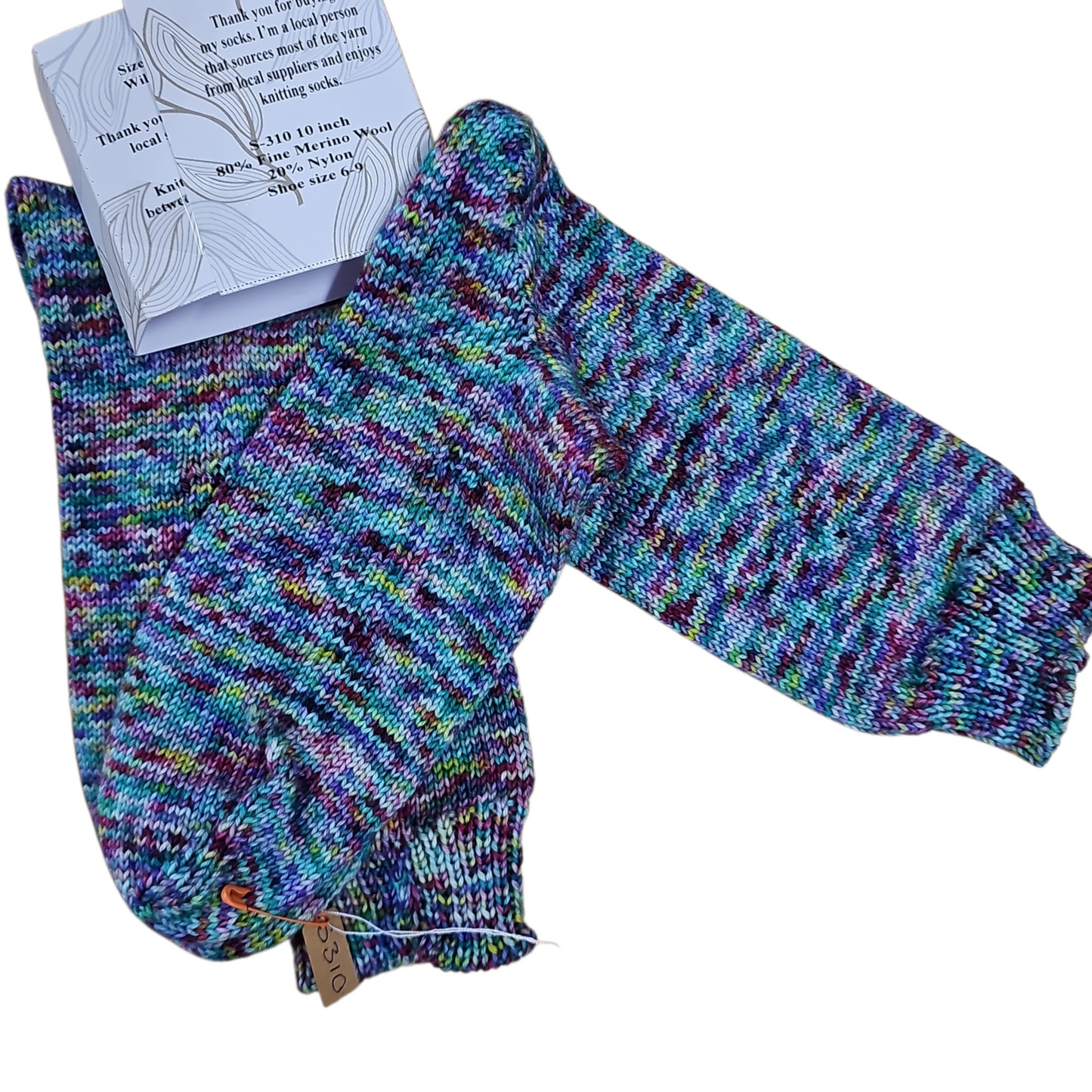 Hand Knitted Socks S310