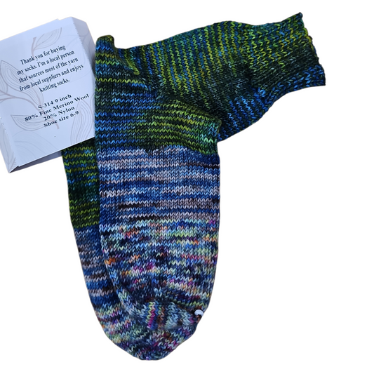 Hand Knitted Socks S314