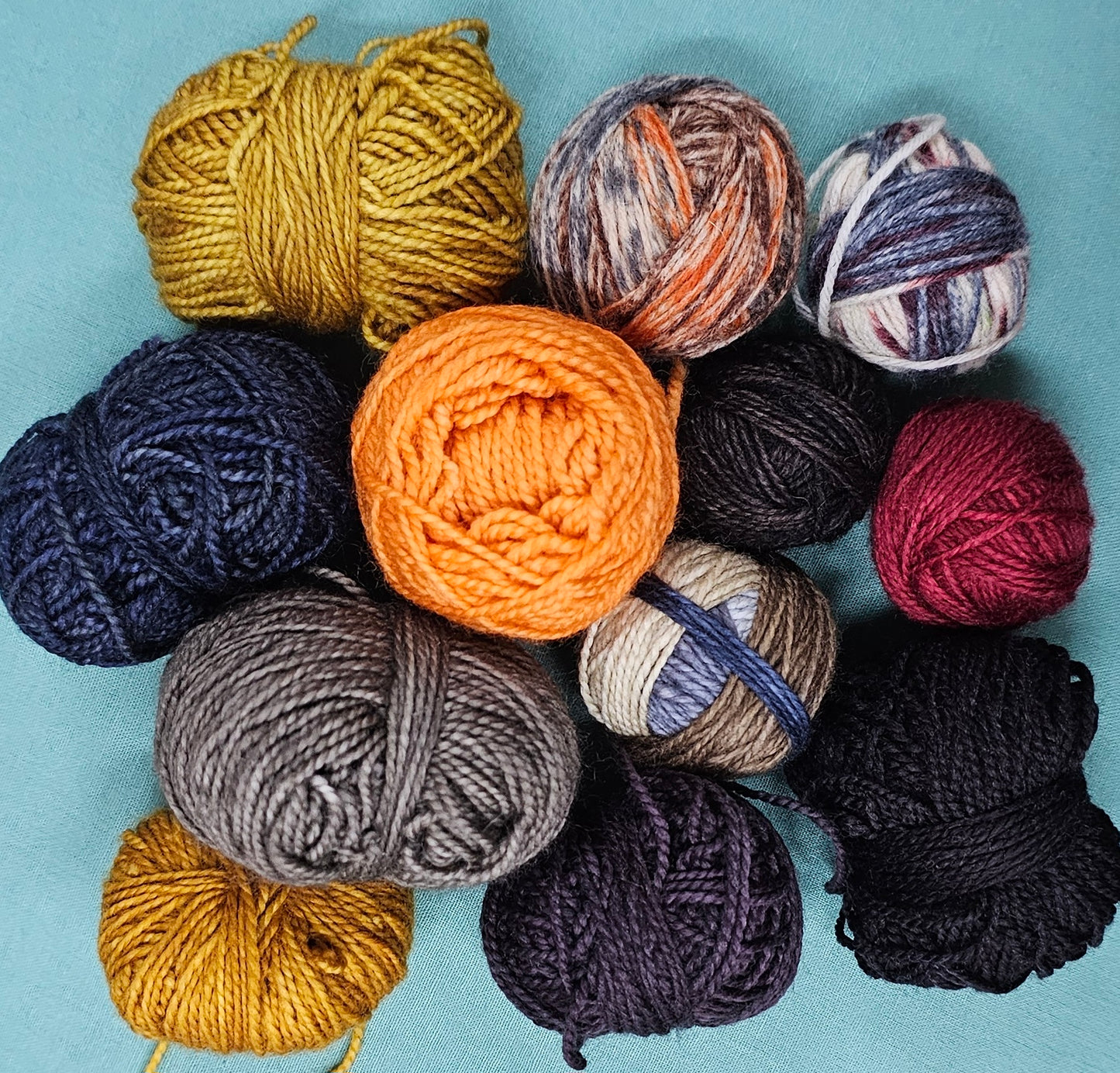 Heathermaid Hand Dyed Supreme 4 ply Sock Yarn Scrappy Packs