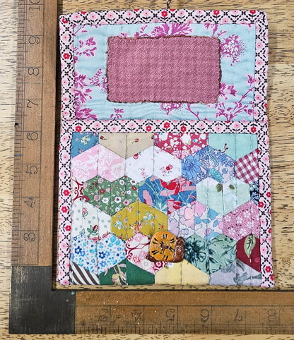 Tri-fold Pouch Handstitched