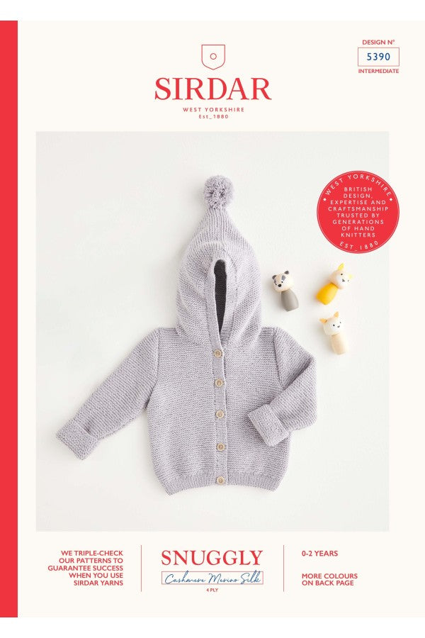 Sirdar - 4ply - Pixie Hood Jacket - 5390