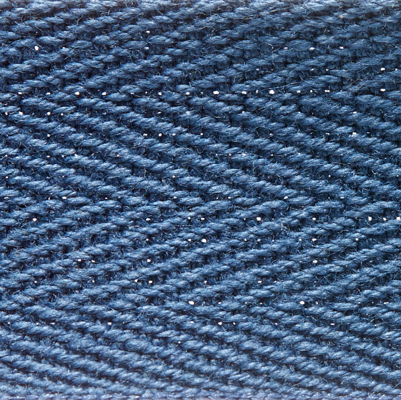 COTTON HEADING TAPE, ROYAL, 25MM
